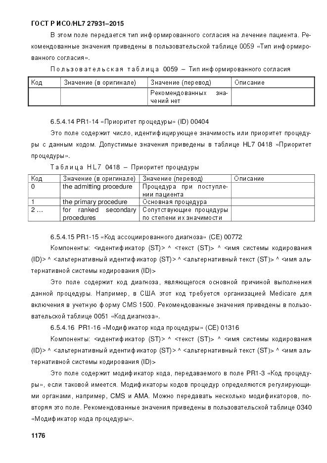 ГОСТ Р ИСО/HL 7 27931-2015, страница 1183
